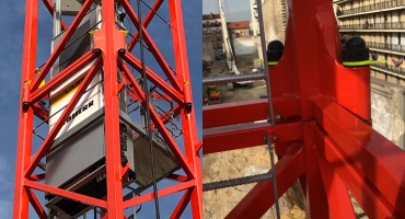 高所ボルト緩みインジケーターの仕組み図解