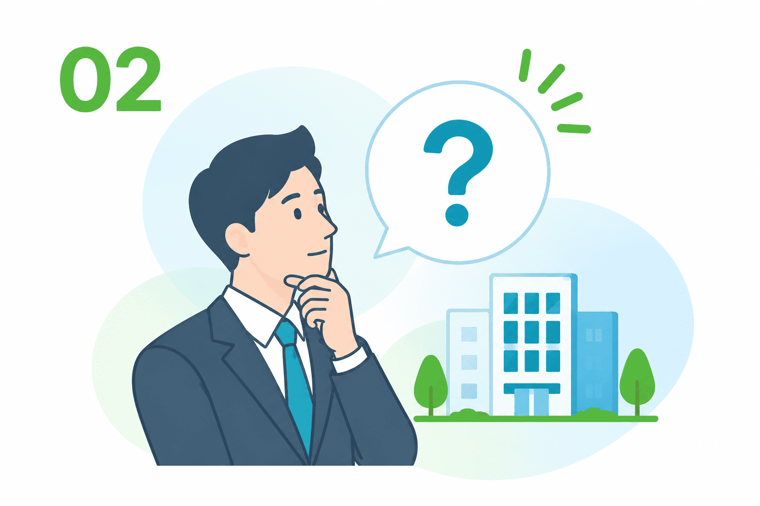 Webサイトから何の会社か伝わるかを確認するイメージ